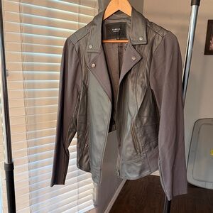 Torrid Charcoal Leather Jacket for Women